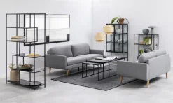 Regał Seaford XV czarny