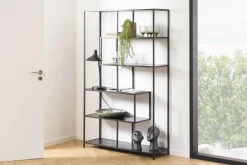 Regał Seaford XV czarny