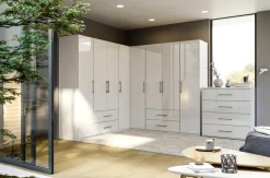 Regał słupek Flory 45 cm biały połysk