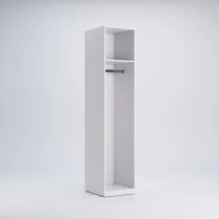 Regał słupek Flory 45 cm biały połysk