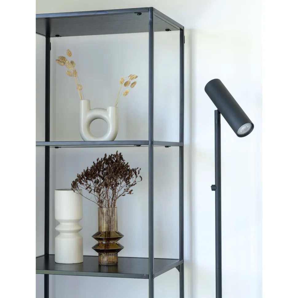 Regał Vita wąski 5 półek czarny