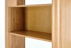 Regał wąski Zefir dąb/czarny