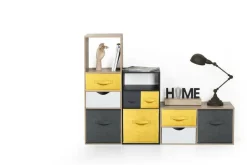 Regał z 3 półkami Kali biały