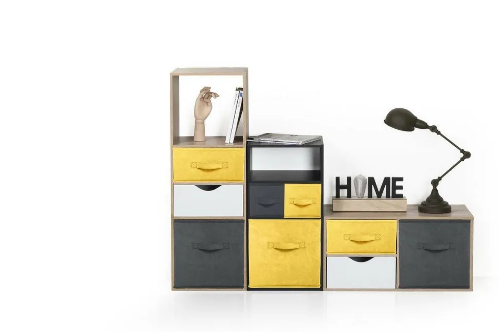 Regał z 3 półkami Kali biały