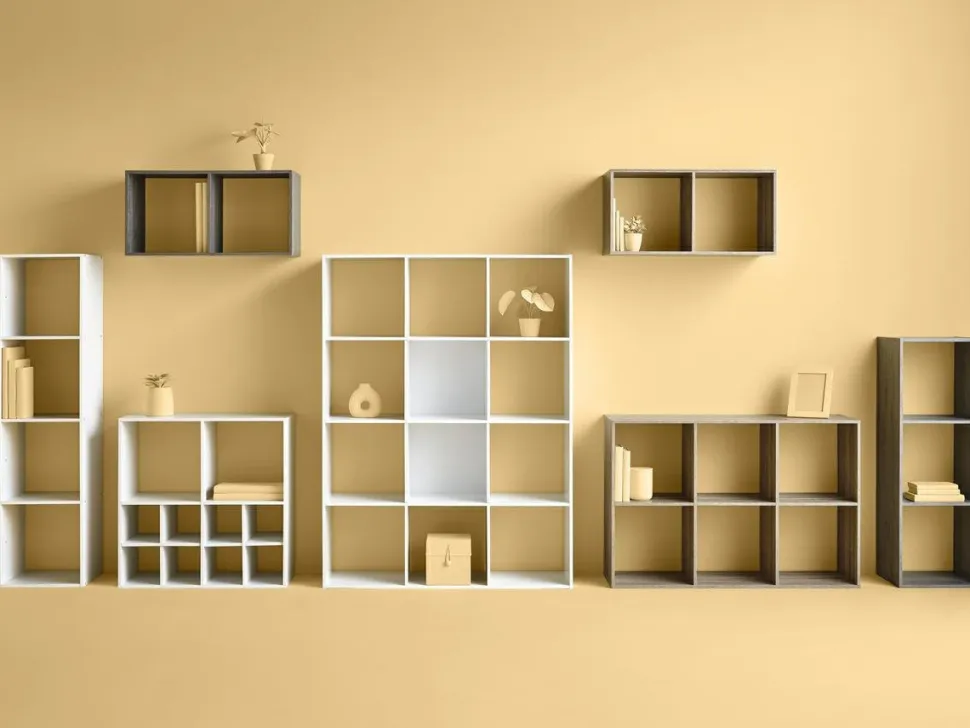 Regał z 3 półkami Kali biały