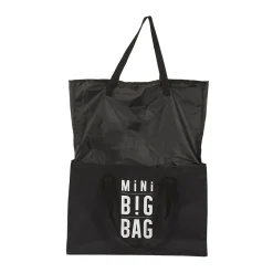 Rozkładana torba na zakupy rozmiar M czarna