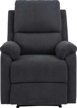 Rozkładany fotel recliner Sabia szary