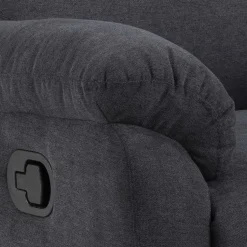 Rozkładany fotel recliner Sabia szary