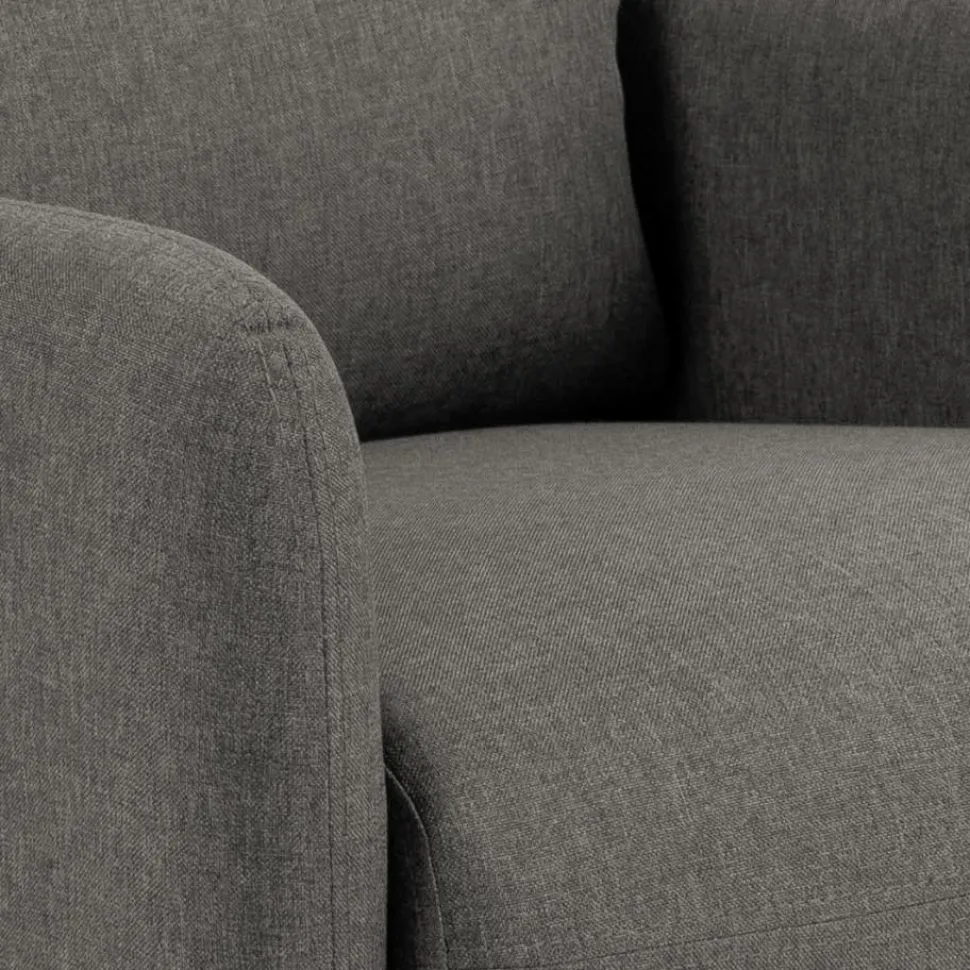 Rozkładany fotel recliner Mikkeli szary