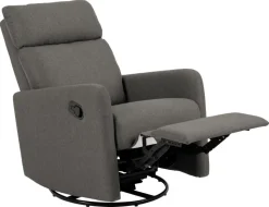 Rozkładany fotel recliner Mikkeli szary