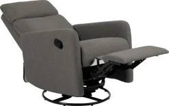 Rozkładany fotel recliner Mikkeli szary