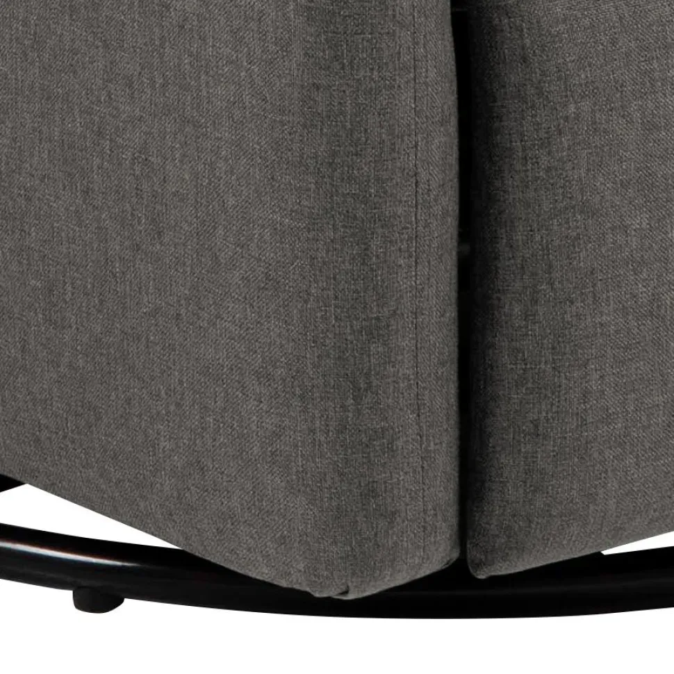 Rozkładany fotel recliner Mikkeli szary