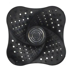 Silikonowe sitko do umywalki czarne