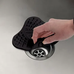 Silikonowe sitko do umywalki czarne