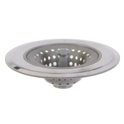 Sitko do zlewu silikonowe/chrom szare