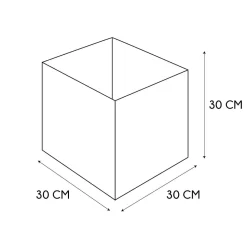 Składany pojemnik do przechowywania Giulia musztardowy