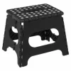 Składany stołek 27cm czarny