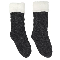 Skarpety Chenille ocieplane czarne