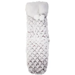 Skarpety damskie sherpa szare