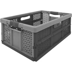 Skrzynka Fold`n`Box składana plastikowa szara