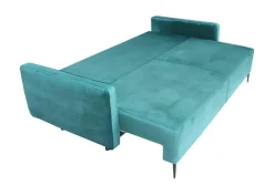 Sofa Arosa z funkcją spania zielona