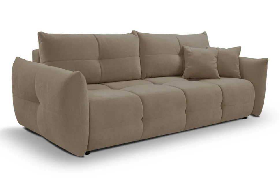 Sofa Bode z funkcją spania brązowa Wind 11