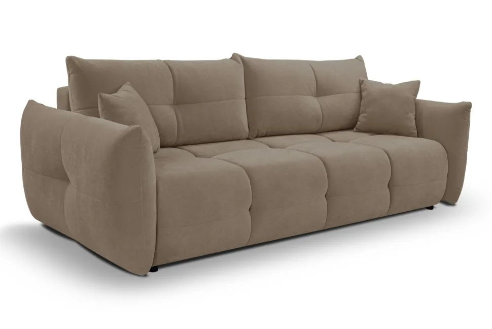 Sofa Bode z funkcją spania brązowa Wind 11