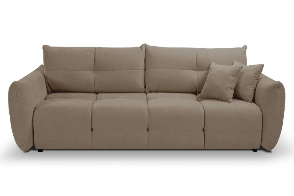 Sofa Bode z funkcją spania brązowa Wind 11