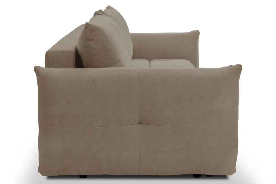 Sofa Bode z funkcją spania brązowa Wind 11
