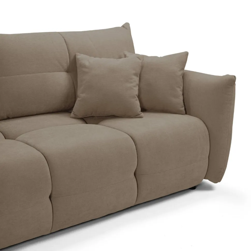 Sofa Bode z funkcją spania brązowa Wind 11