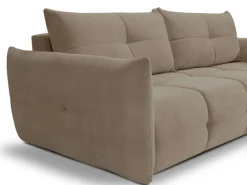 Sofa Bode z funkcją spania brązowa Wind 11