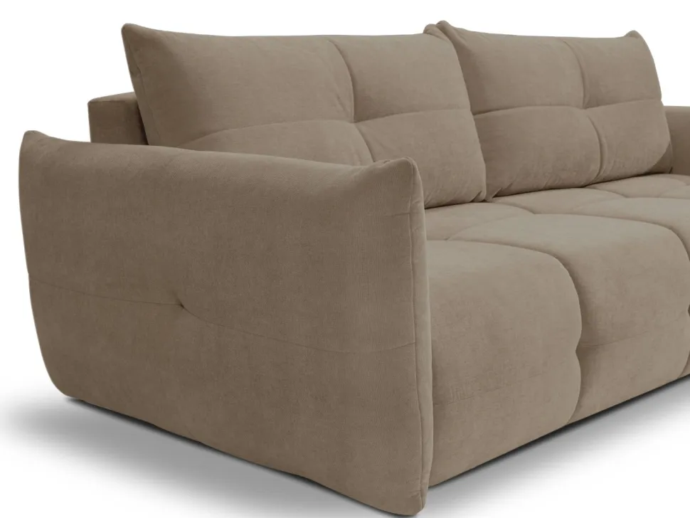 Sofa Bode z funkcją spania brązowa Wind 11