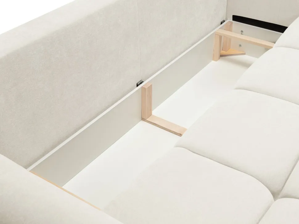 Sofa Bode z funkcją spania biała Wind 2