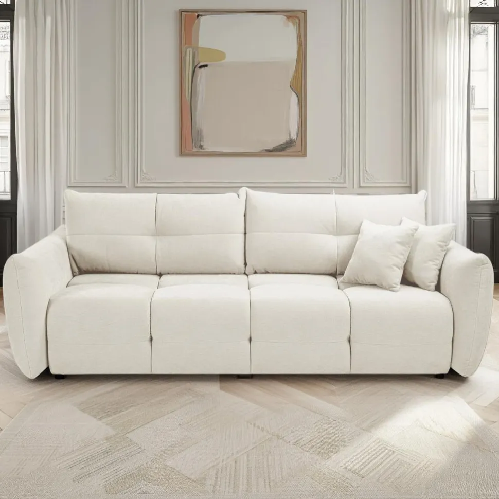 Sofa Bode z funkcją spania biała Wind 2