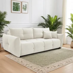 Sofa Bode z funkcją spania biała Wind 2