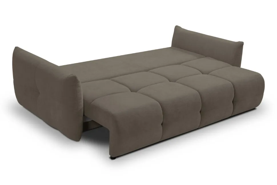 Sofa Bode z funkcją spania brązowo-szara Wind 21