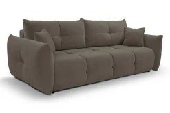 Sofa Bode z funkcją spania brązowo-szara Wind 21