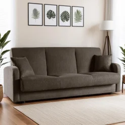 Sofa Corsica z funkcją spania brązowy     ciemny Matana 20