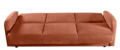 Sofa Corsica z funkcją spania             pomarańczowa Matana 7