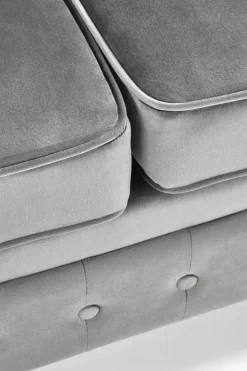 Sofa Dassion welwet szara