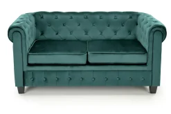 Sofa Dassion welwet zielona