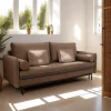 Sofa Diana z funkcją spania brązowy       Louis 669