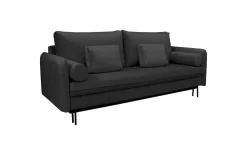 Sofa Diana z funkcją spania antracytowy   Louis 676