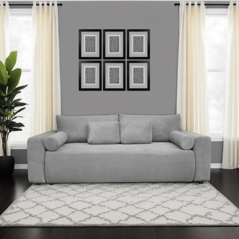 Sofa Dores z funkcją spania szara Onega 08