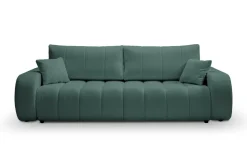 Sofa Hobro z funkcją spania zielona Lambi 15
