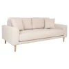Sofa Lido 2,5 piaskowa/ nogi naturalne
