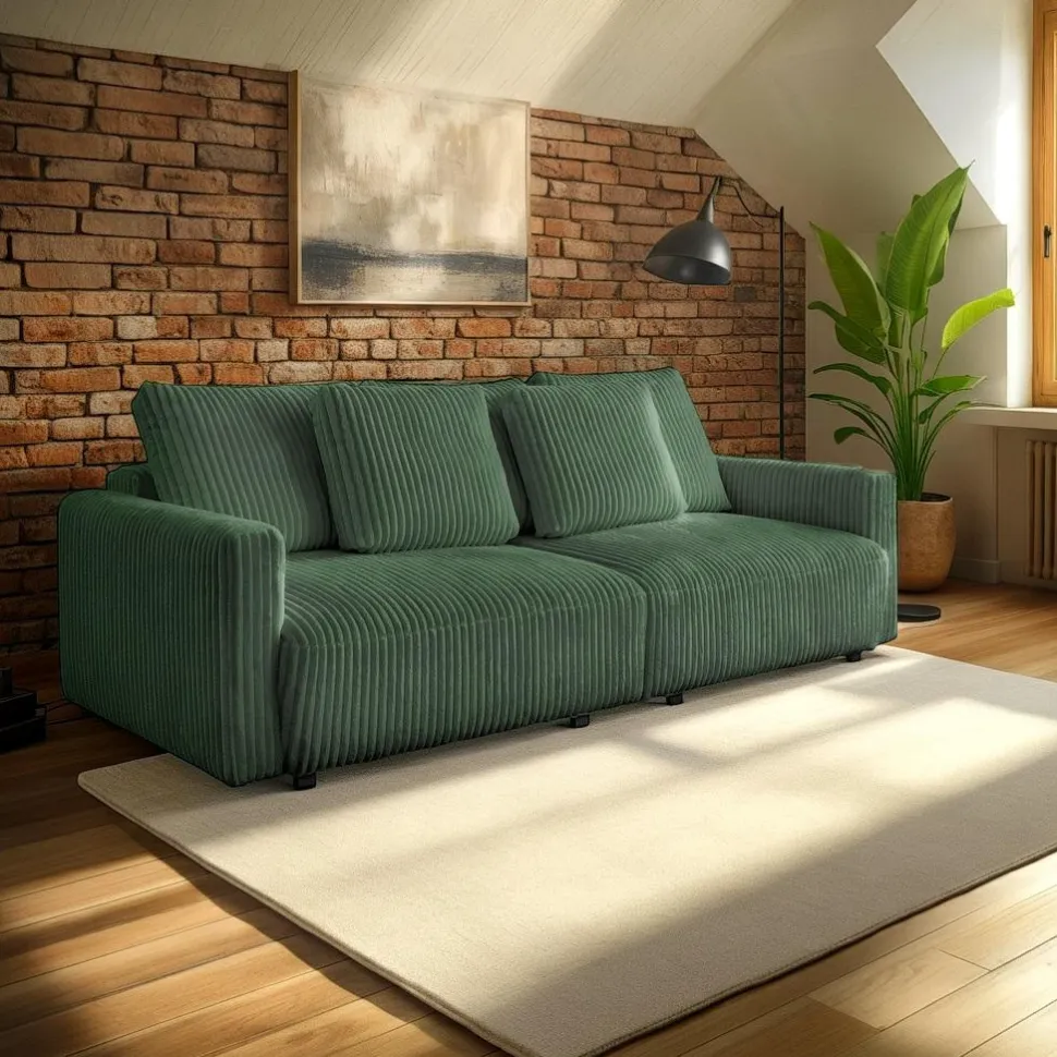 Sofa Loppie z funkcją spania zielona Ambience 11 GR 3