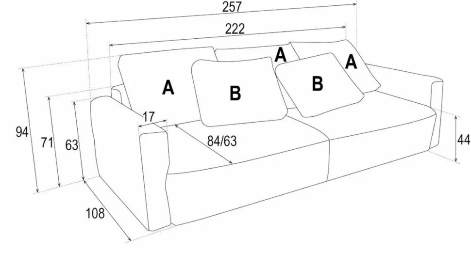 Sofa Loppie z funkcją spania zielona Ambience 11 GR 3