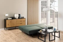 Sofa Malling rozkładana zielona ciemna
