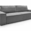 Sofa Molde sztruks szary ciemny Poso 22